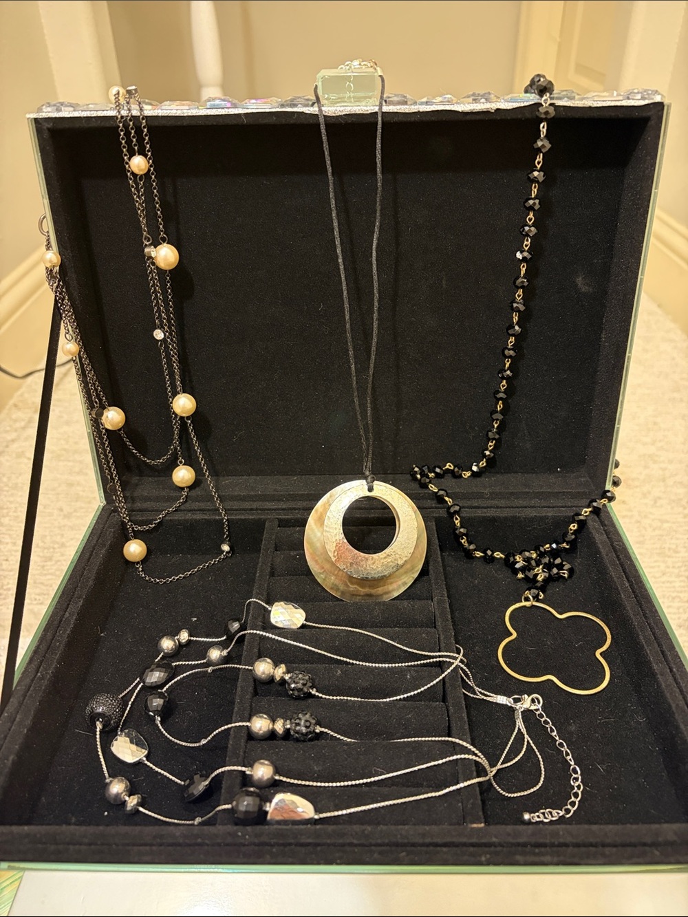 Bundle of Gold/Silver/Black Necklaces - Women’s Jewelry